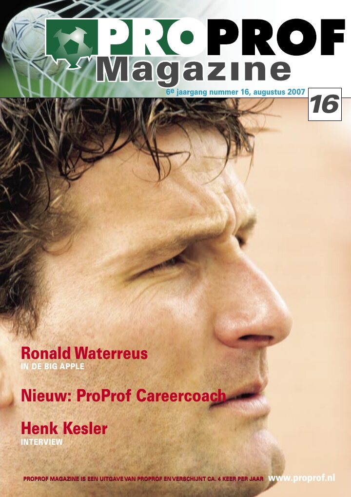 Cover ProProf Magazine 16